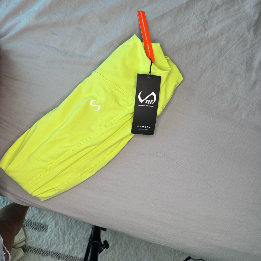 TLF apparel camel toe free Vibrant Lime Leggings